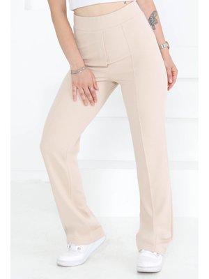 Tofisa Bej Çimalı Spor Pantolon