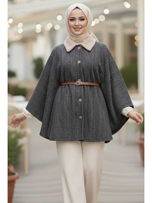 Tofisa Vizon Vızon Zikzak Desenli Kemerli Pamço