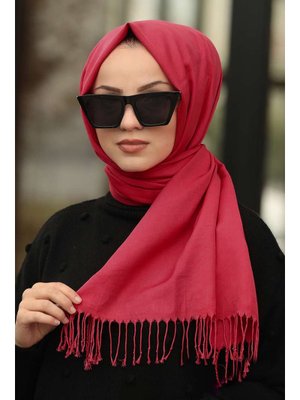 Neva Style Püsküllü Şal