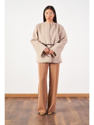 Mevra Camel Palazzo Pantolon