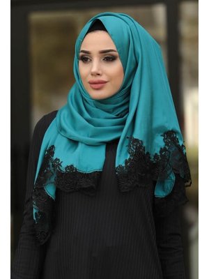 Neva Style Dantelli İpek Görünümlü Şal Ürün
