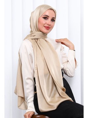 İmaj Butik Koyu Bej Jan Şal