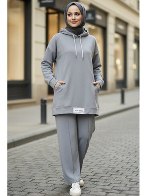 Tofisa Grı Gri Armalı Çift Cepli Vortex İkili Takım