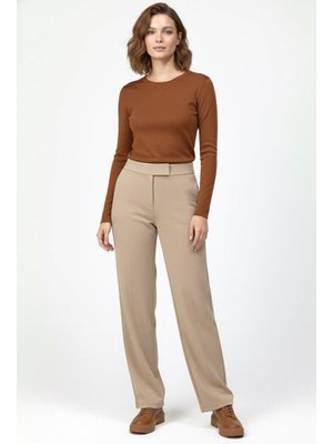 Tofisa Bej Palazzo Pantolon