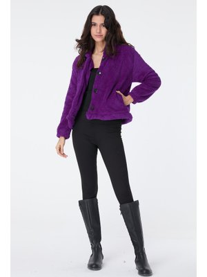 Tofisa Mor Peluş Ceket