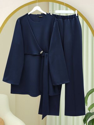 Podyumplus Laci Önü Çapraz Bağlamalı Yırtmaçlı Scuba Takım