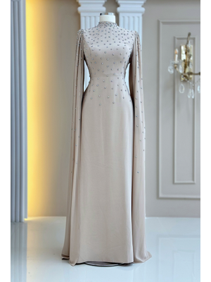 Amine Hüma Bej Afra Abiye Elbise