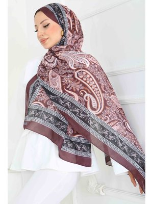 Tofisa Kahve Etnika Soul Serisi Pamuk Şal