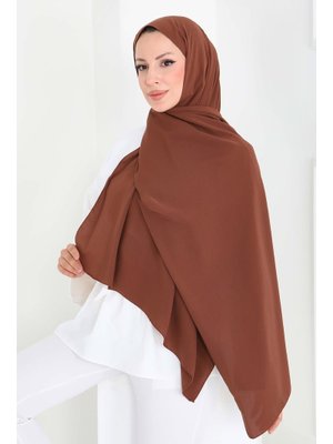 Tofisa Kahve Medine İpeği Şal