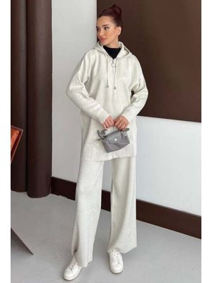 Podyumplus Simli Triko Takım Taş