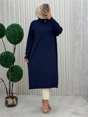 MODANURSEDA Lacivert Tunik
