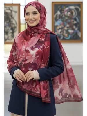 Tofisa Kırmızı Soft Mist Serisi Pamuk Şal