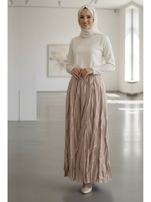 Neva Style Buruşuk Bisküvi Etek 9227bs