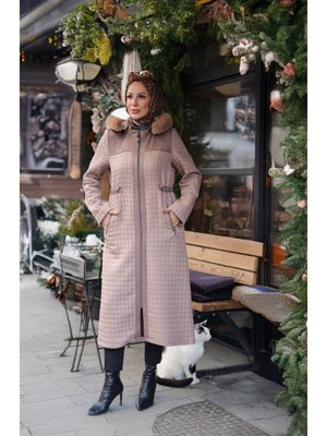 Kadeem Giyim Zerina Kapitone Süet Kap