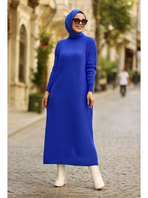 Neva Style Sax Mavisi Triko Elbise 20161sx