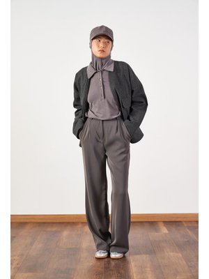 Mevra Antrasit Palazzo Pantolon