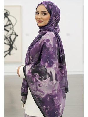 Tofisa Mor Soft Mist Serisi Pamuk Şal