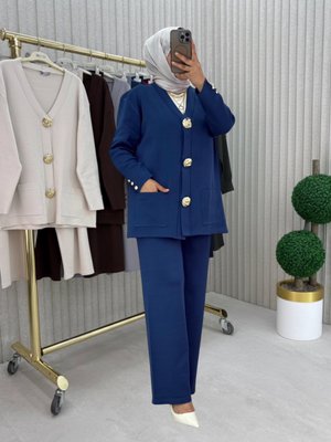 MODANURSEDA Pantolon Takım İndigo