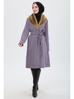 Tofisa Lıla Lila Kürklü Trenç