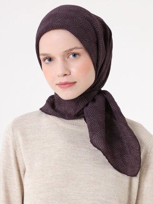 Miray Mürdüm Fort Eşarp Halka Desen