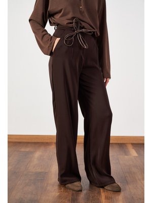 Mevra Palazzo Pantolon Kahve