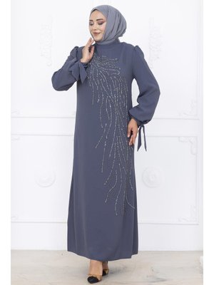 Amine Hüma İrem Abiye Elbise Antrasit
