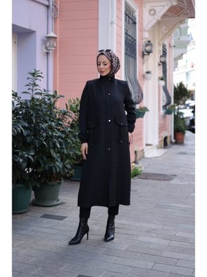 Kadeem Giyim Mira Kapitone Kaşe Kap