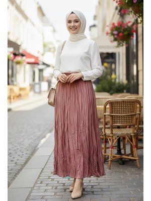 Neva Style Buruşuk Pudra Etek 9217pd