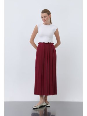 Podyumplus 18233etk Pileli Etek