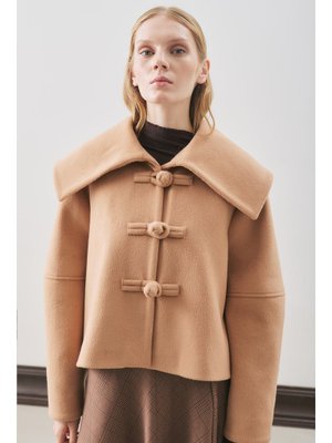 MANUKA Sütlü Kahve Isabel Kısa Kaşe Ceket