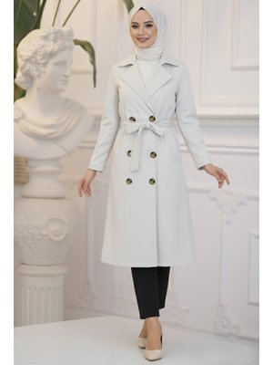 Benguen Taş Rengi Trençkot