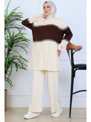 Benguen Kahverengi Triko Takım