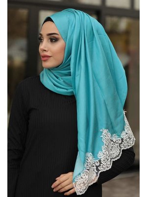 Neva Style Dantelli İpek Görünümlü Şal Ürün Kodu