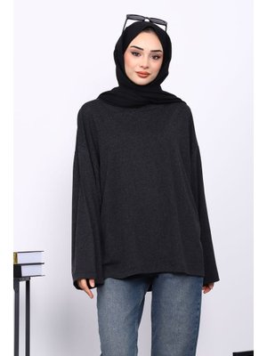 İmaj Butik Siyah Yarım Balıkçı Yaka Bluz