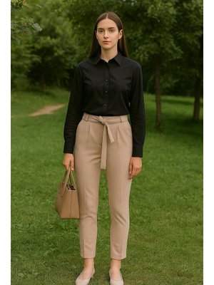 Neva Style Dar Paça Vizon Pantolon 1037v