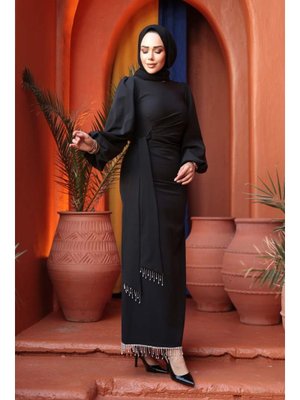 Neva Style Balon Kol Siyah 62251s