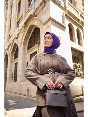 Silk Home Monogram Pamuk İpek Eşarp