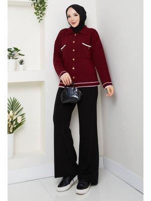 Pamuk Butik Gold Düğmeli Spor Ceket Hırka