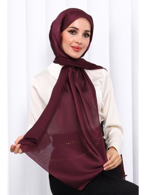 İmaj Butik Mürdüm Abiye Jan Şal