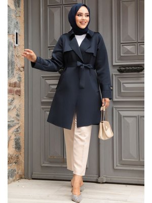 Neva Style Kemerli Lacivert Kap 72131l