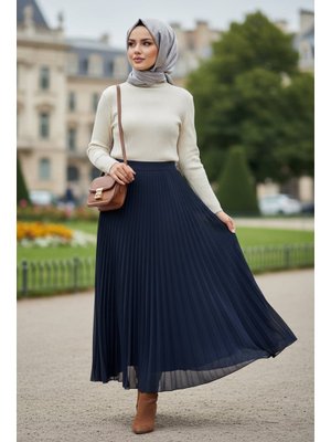 Neva Style Pileli Füme Etek 92161fu