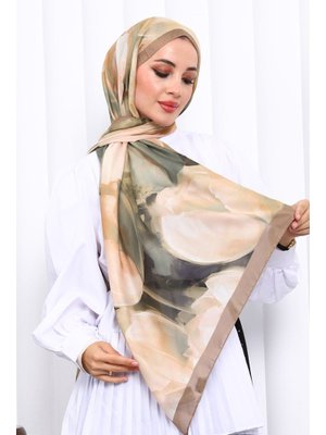 İmaj Butik Vizon Desenli Soft Dijital Şal