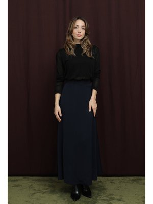 Podyumplus 18264etk Gizli Fermuarlı Açılmlı Etek