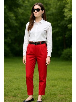 Neva Style Kırmızı Pantolon 1062k