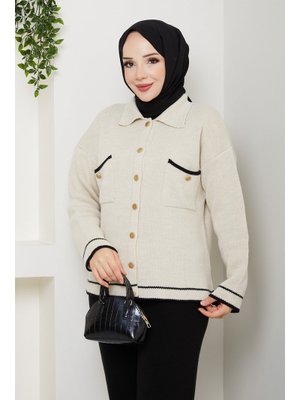 Pamuk Butik Gold Düğmeli Spor Ceket Hırka