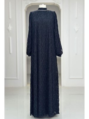 Amine Hüma Siyah Ravza Abiye Elbise