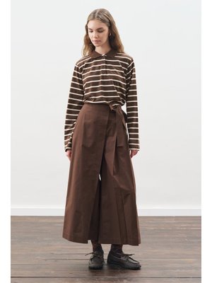 MANUKA Kahverengi Etek Görünümlü Pantolon
