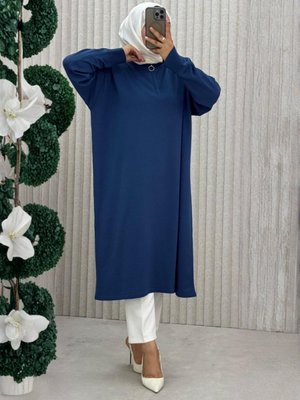 MODANURSEDA Tunik İndigo