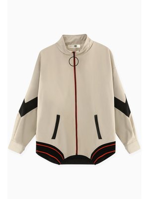 Podyumplus 31530ckt Parçalı Arka Lastikli Ceket