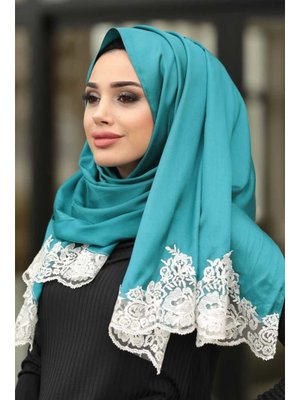 Neva Style Dantelli İpek Görünümlü Şal Ürün Kodu